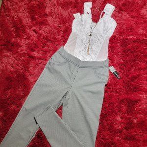 Elegant pants & bodysuit